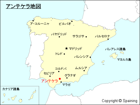 アンテケラ地図