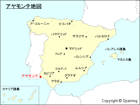 アヤモンテ地図