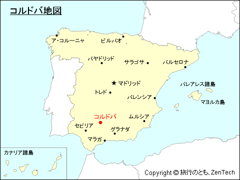 コルドバ地図
