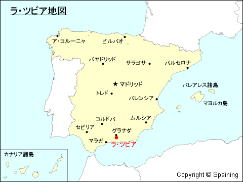 ラ・ツビア地図