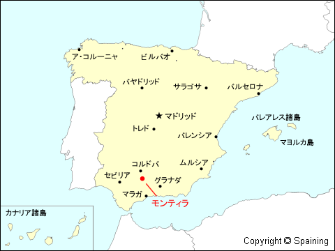 モンティラ地図