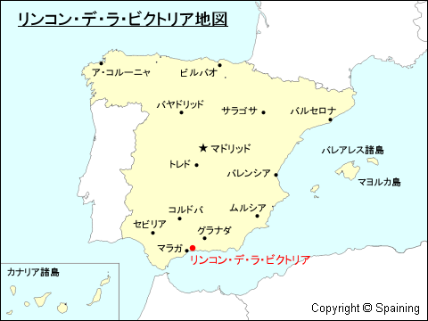 リンコン・デ・ラ・ビクトリア地図