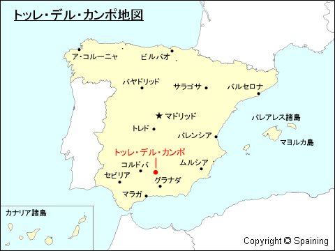 トッレ・デル・カンポ地図