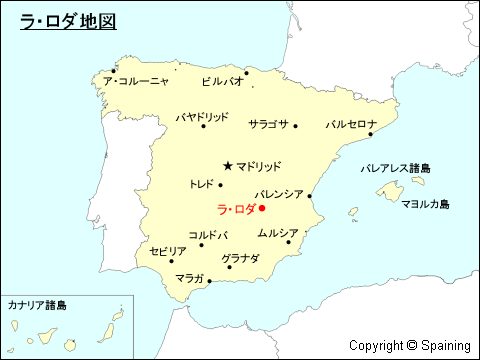 ラ・ロダ地図