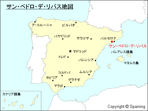 サン・ペドロ・デ・リバス地図