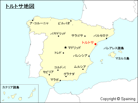 トルトサ地図